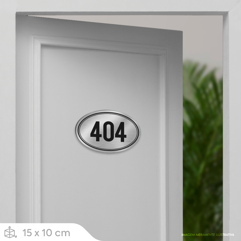 Números Pequeno Porta Residencial Apartamento 5 Cm